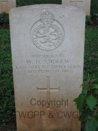 Dar Es Salaam War Cemetery - Andrew, W D